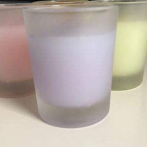 4 Classic Victoria's Secret Frosted Votive Candles
